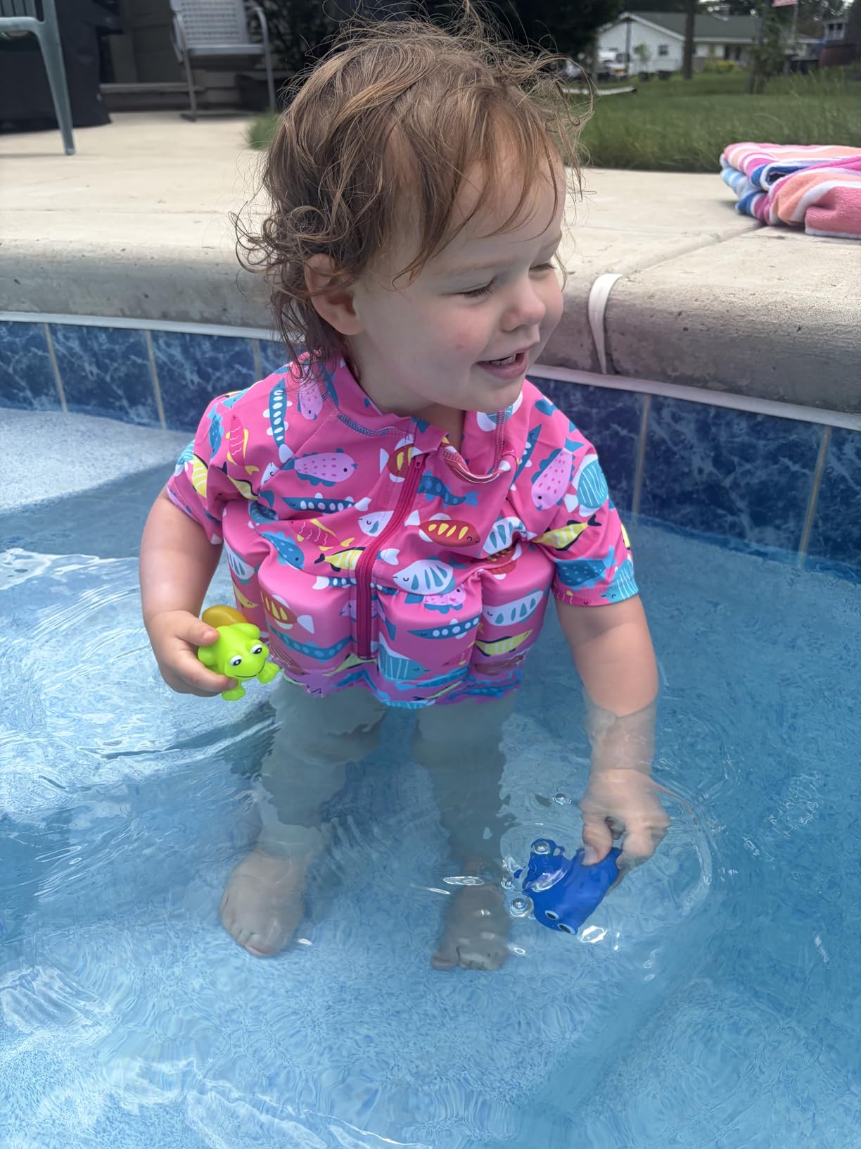 Cartoon Boxer Cute Children's Buoyancy Swimsuit