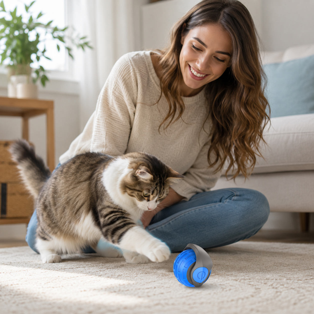 Zavenur™ Smart Rolling Cat Toy
