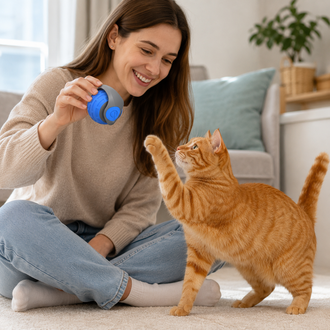 Zavenur™ Smart Rolling Cat Toy